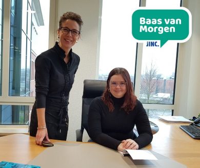 Baas van morgen Veertienjarige Kayleigh is voor één dag lid Raad van Bestuur van CSU